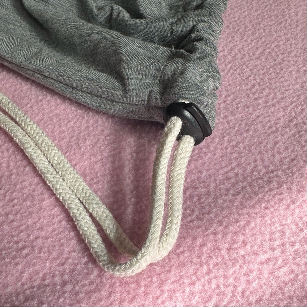 Long Gray Drawstring Bag🎒 - Picture 8 of 8